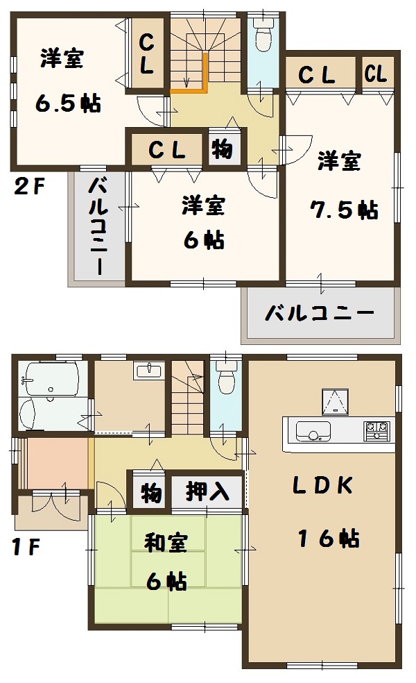法隆寺 興留 2号棟 2780万円 法隆寺 興留 2号棟 2780万円