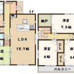 飯田グループホールディングス　新築一戸建て大幅値引き頑張ります。(間取)